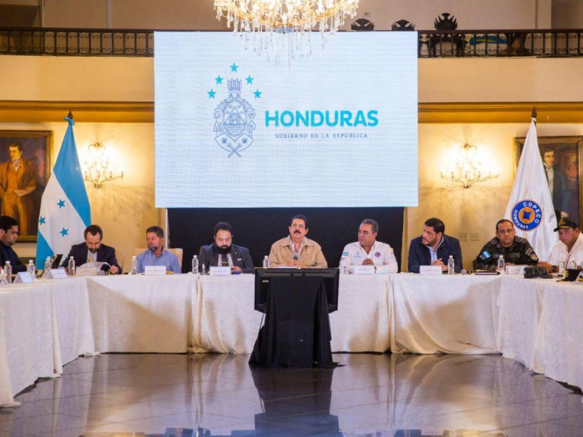 Autoridades se reúnen para afrontar la emergencia nacional por lluvias en Honduras
