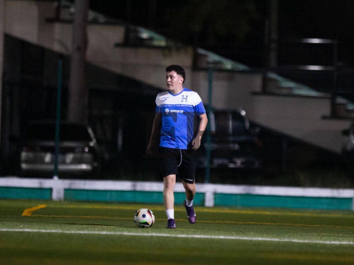 Así fue el entrenamiento de la selección de tiktokers hondureños para el partido contra Brasil