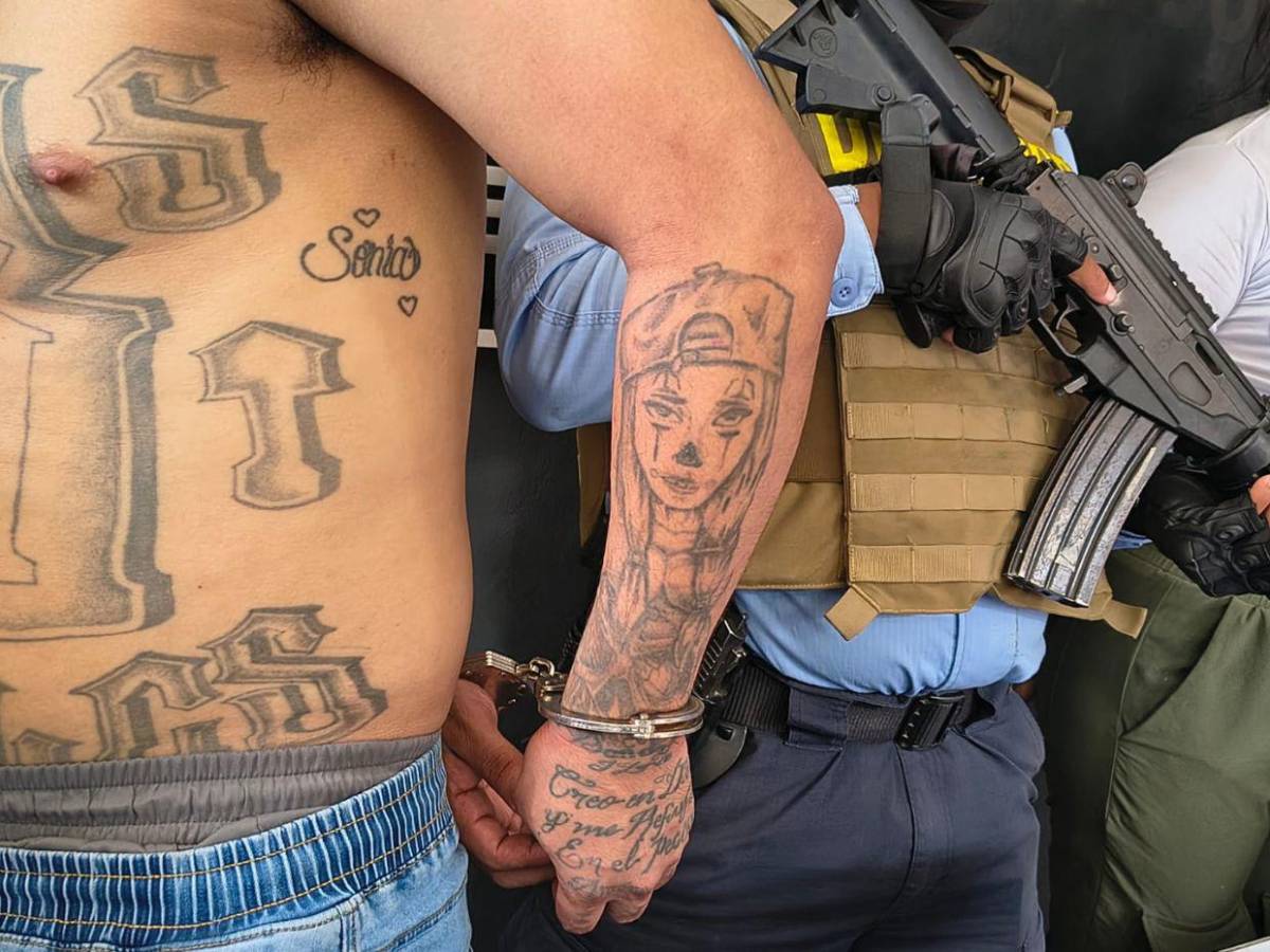 Capturan a “La Bella” y “El Payaso”; cabecillas de la Pandilla 18 en Puerto Cortés