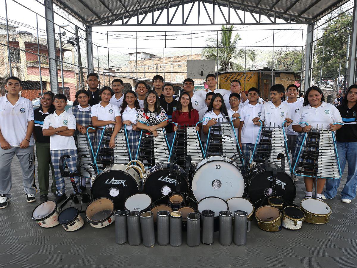 Con 32 estudiantes, la banda del Liceo Heiner Reyes promete un show este 15 de septiembre