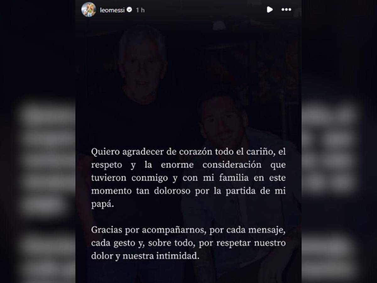 “Tengo bastantes dudas de que vaya a seguir”: carta de Messi y su futuro tras perder a su padre