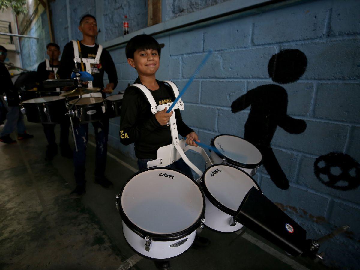 Ritmo y disciplina: la banda de Monte Hermón promete ser protagonista del 15 de septiembre