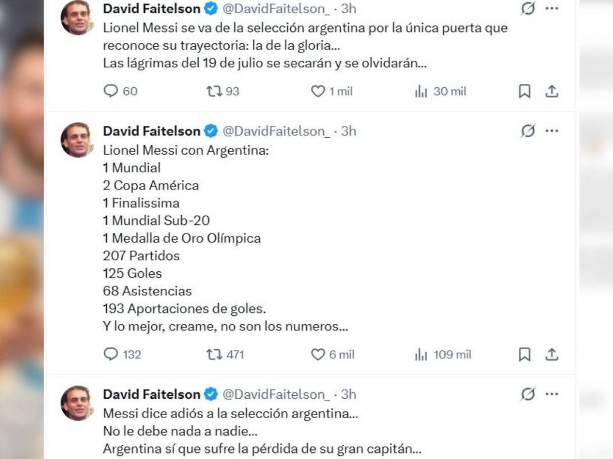 Infantino se rinde ante él: reacciones tras retiro de Messi de la Selección de Argentina
