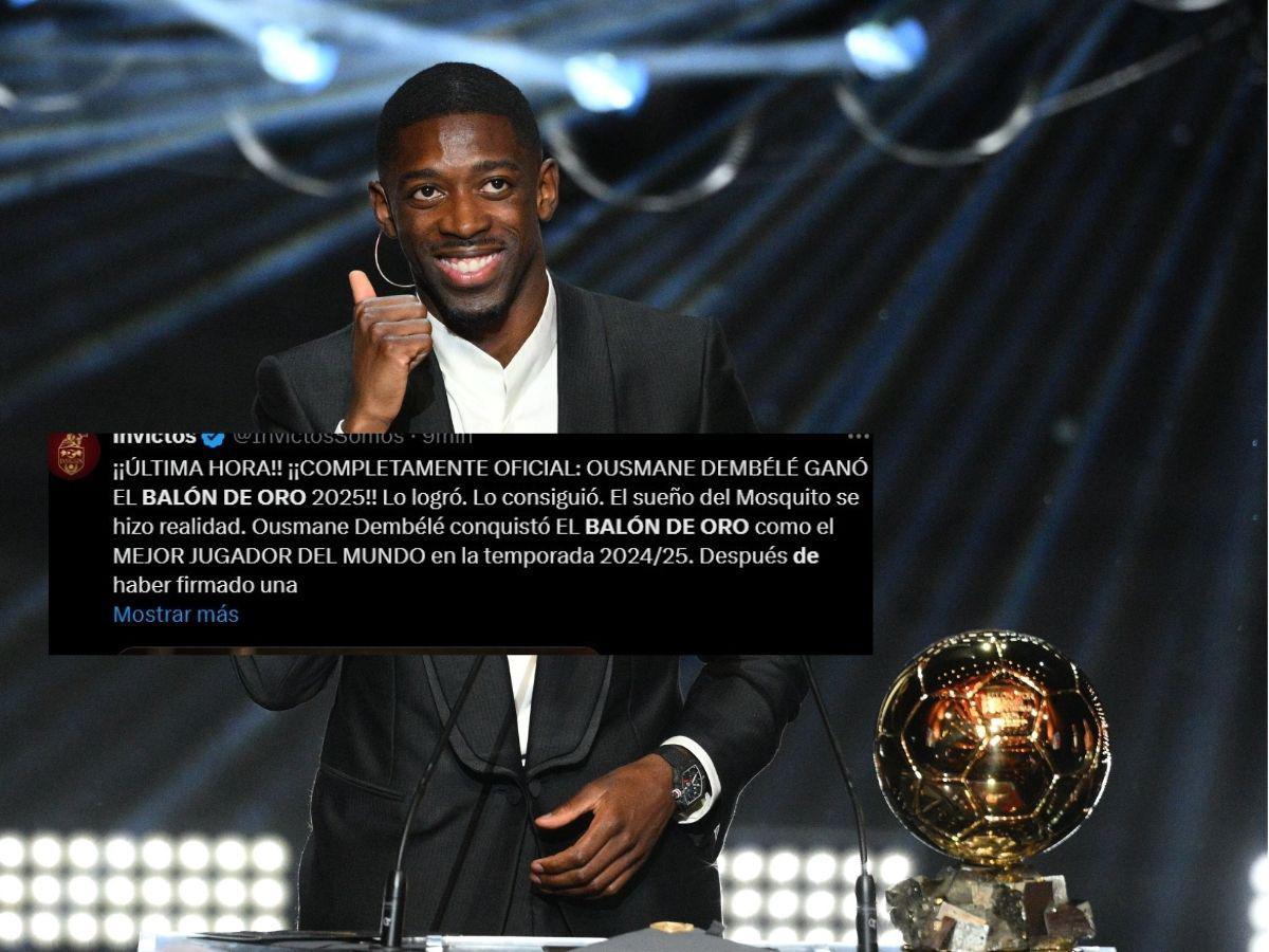 Broma pesada estará a años luz de Messi: Reacción de la prensa al ganador del Balón de Oro 2025