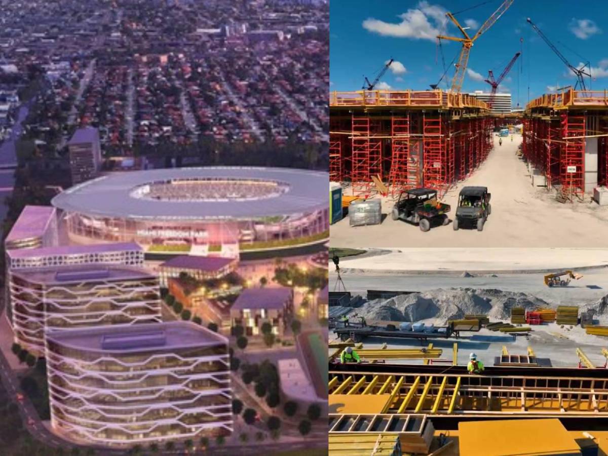 Nuevo estadio del Inter Miami de Messi: así avanza la construcción