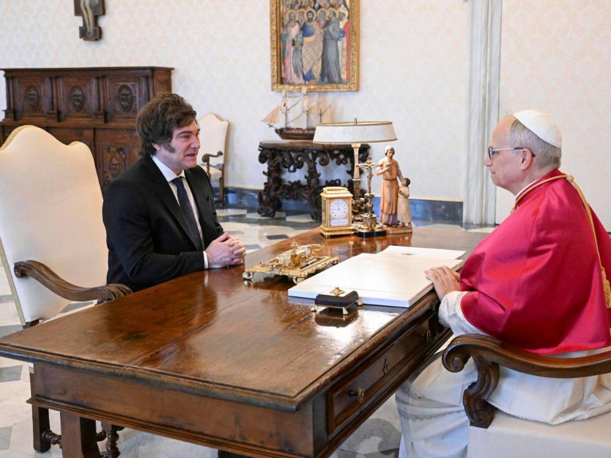 Así fue la reunión del papa León XIV y el presidente Javier Milei en El Vaticano