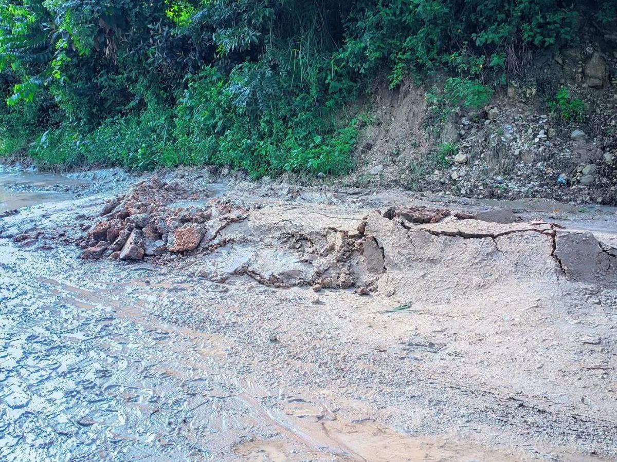 Falla geológica destruye viviendas y provoca evacuaciones en Ocotepeque