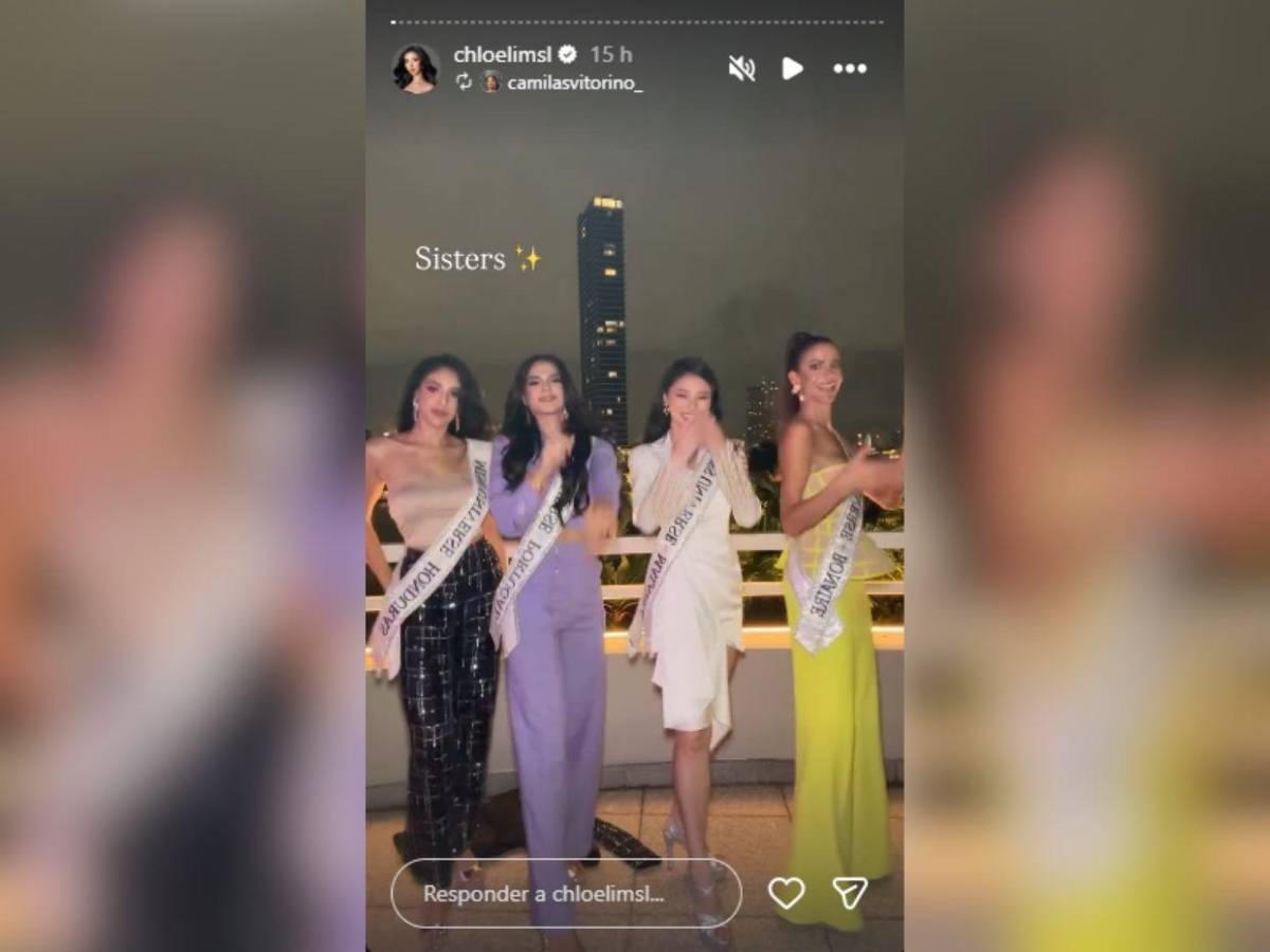 Así es Chloe Lim, la reina de belleza que comparte habitación con Miss Honduras Universo