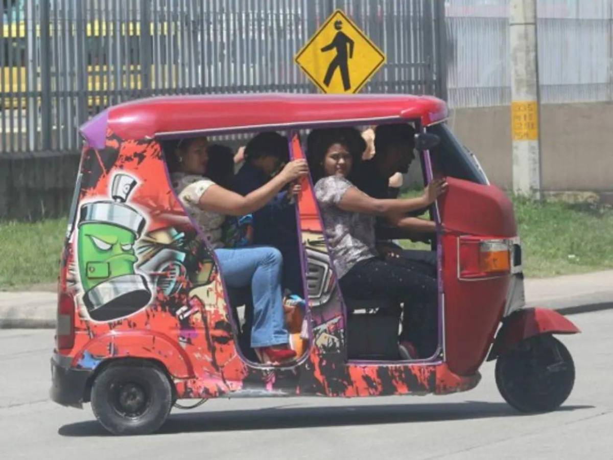 IHTT estima que más de 20 mil mototaxis circulan en Tegucigalpa