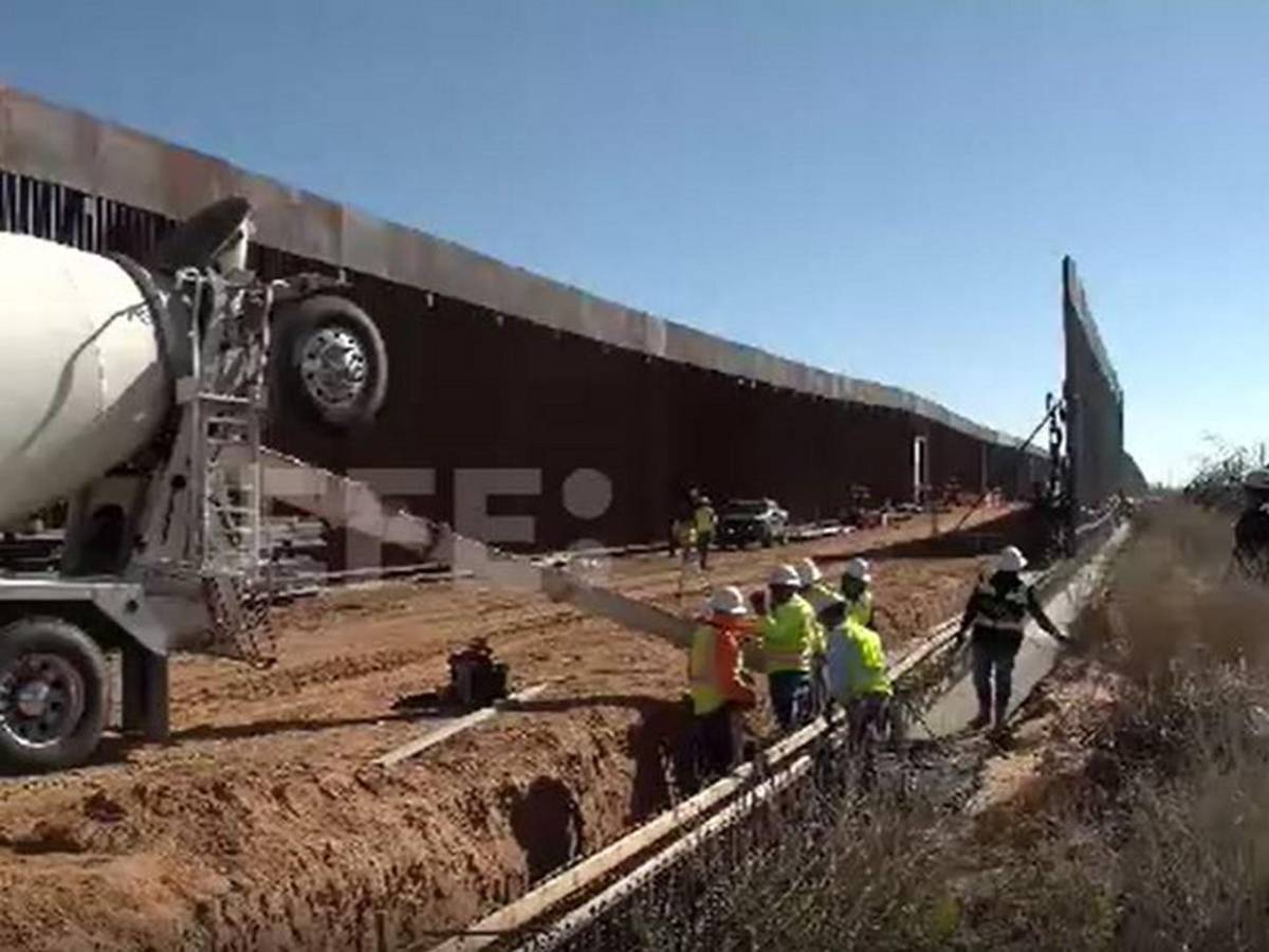 ¿En qué consiste el nuevo muro negro de Trump para frenar a  migrantes?