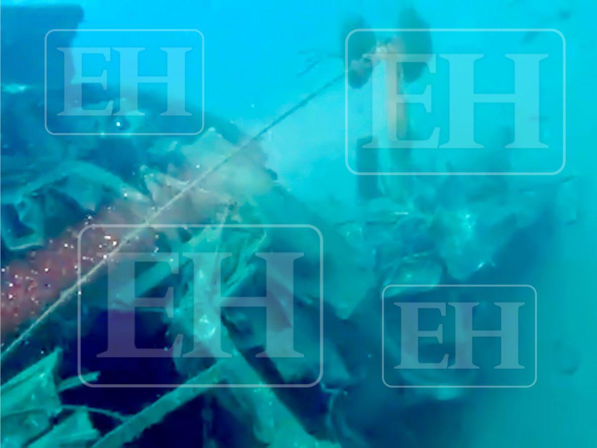 A un año de la tragedia aérea en Roatán: así luce desde el fondo del mar el avión