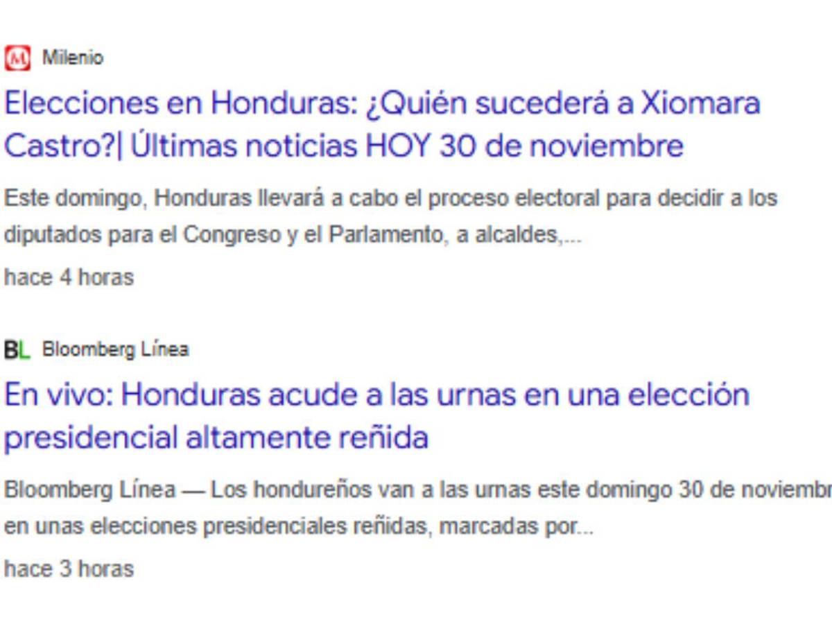 Lo que más destaca la prensa internacional sobre las elecciones Honduras 2025