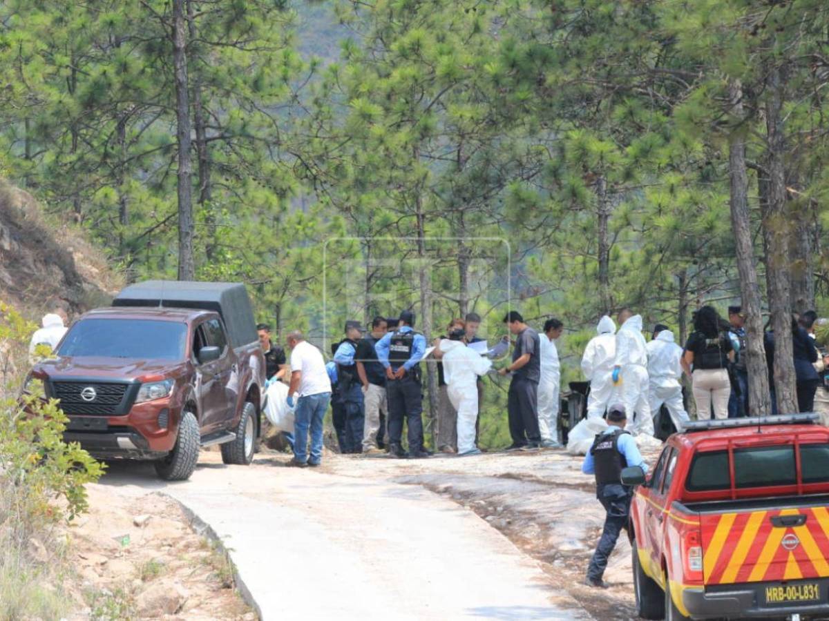 75 metros de abismo: así rescataron los tres cuerpos carbonizados hallados dentro de congelador en El Cimarrón