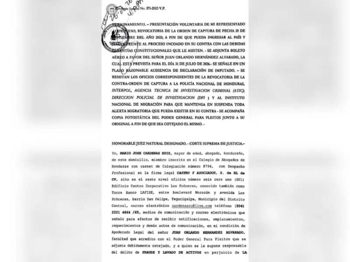 ¿De qué delitos acusan a JOH en Honduras previo a su retorno?