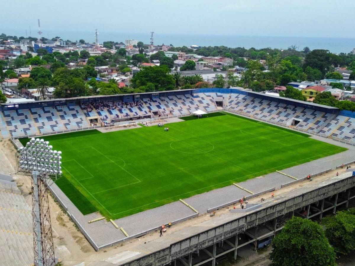 ¿Cuánto vale? Anuncian reinauguración del estadio de La Ceiba con grama de lujo