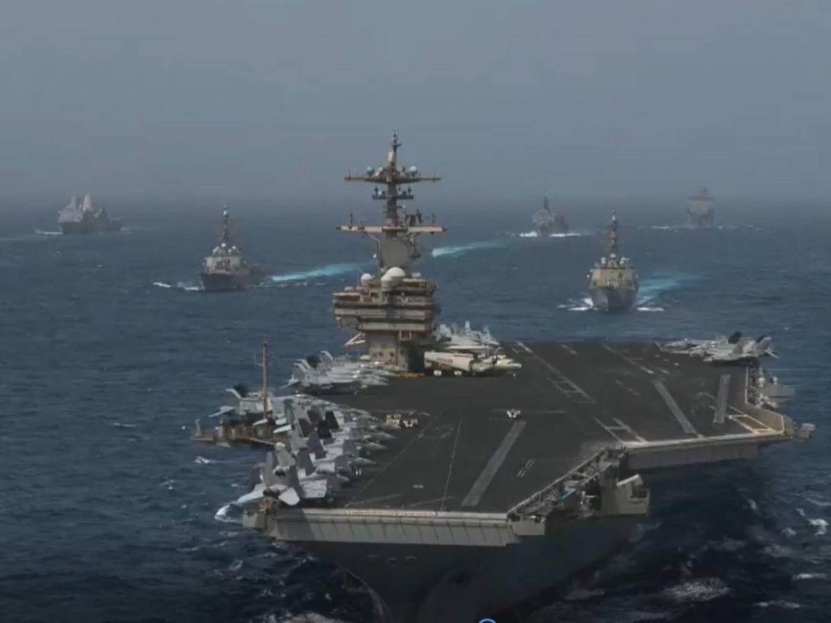 EEUU atacó a Irán de nuevo: Despliegan más de 20 buques de guerra en Oriente Medio