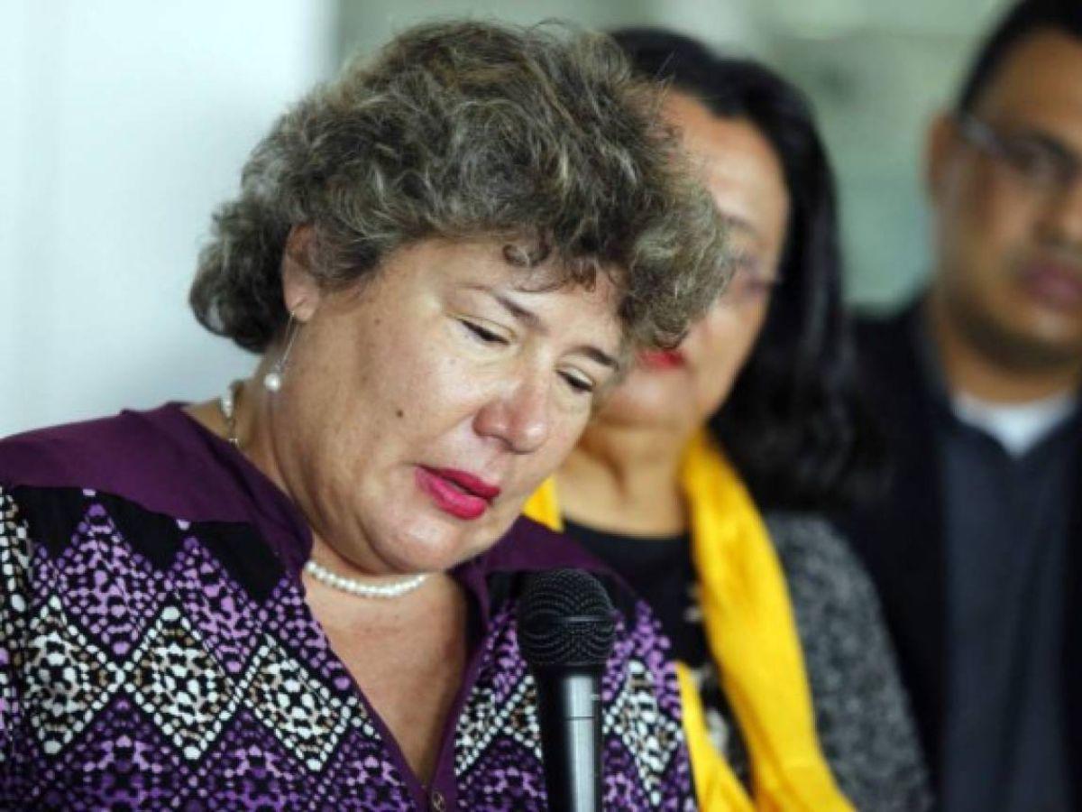 Así fue la reacción de la viuda de Landaverde tras declaraciones del capo Alexander Ardón