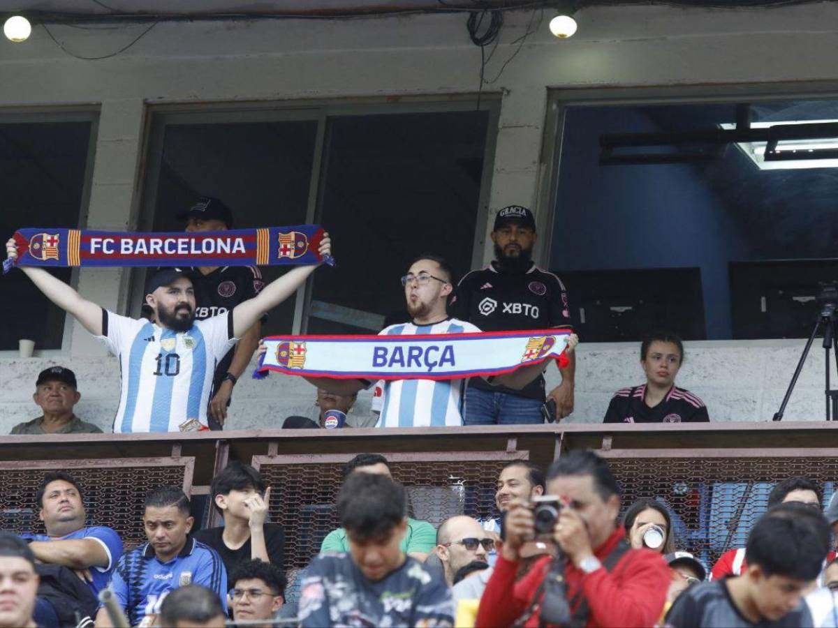 ¡Repleto! Así se llenó el Olímpico para ver a Messi y al Inter Miami