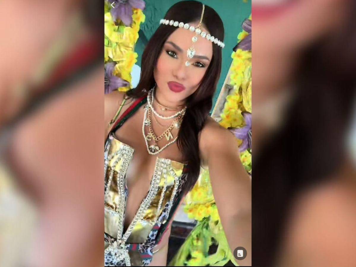 Sirey Morán deslumbró con majestuoso traje en el Carnaval Internacional de La Ceiba