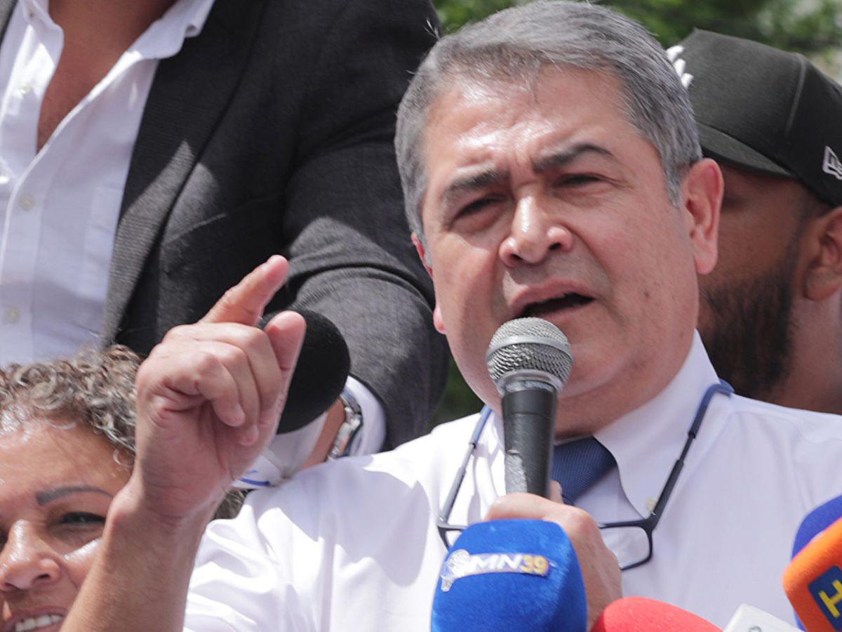 Por peligro de fuga, el MP y la PGR piden detención judicial contra Juan Orlando Hernández