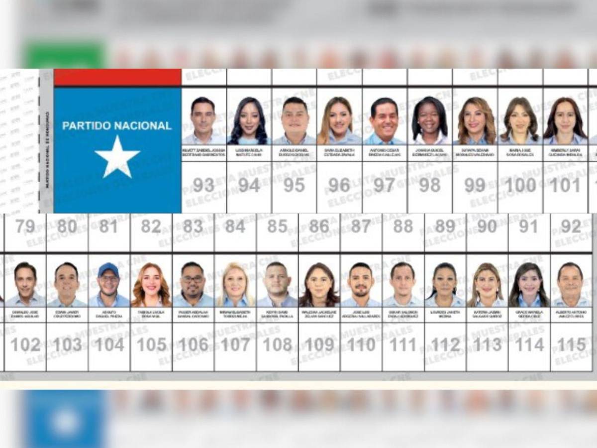 Periodistas, abogados y un exjugador: así es la papeleta de diputados en Francisco Morazán