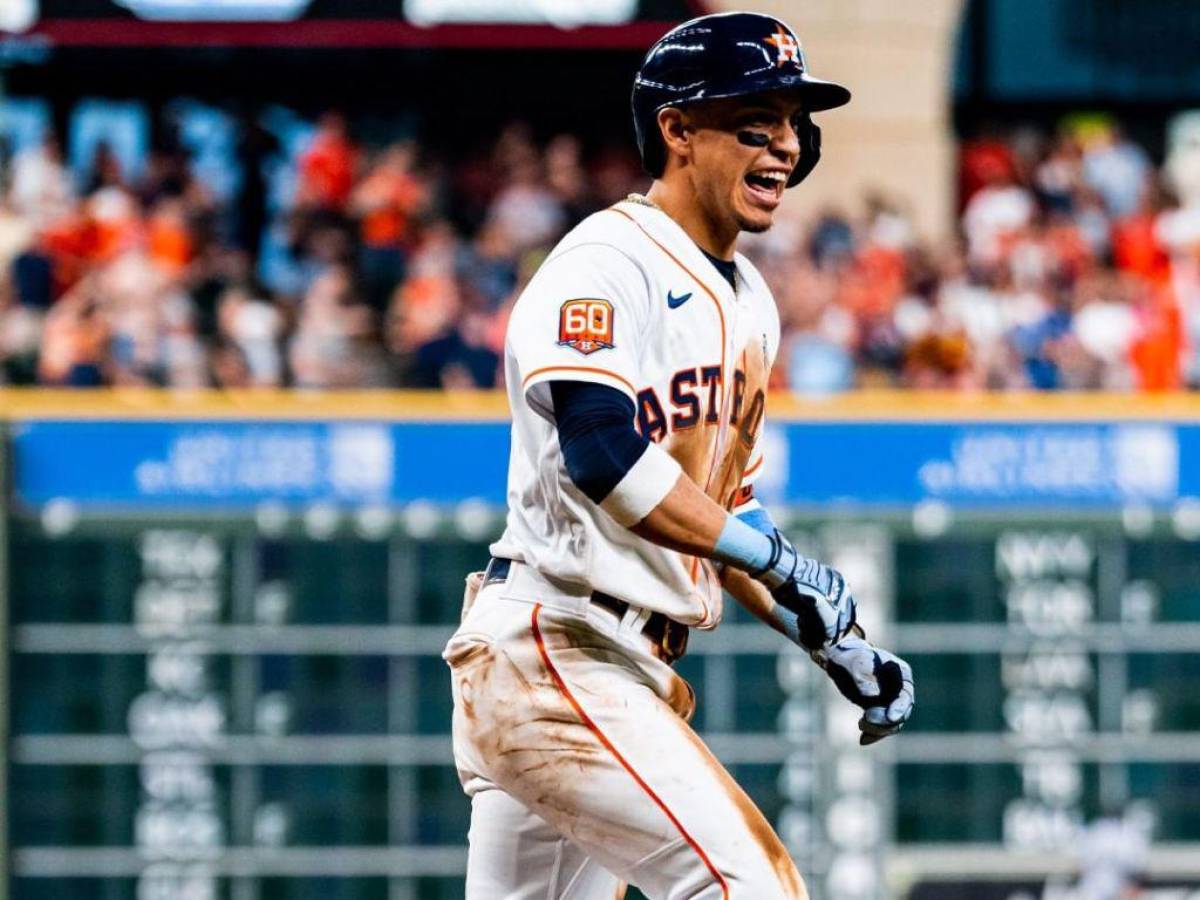 Así fue el doblete del hondureño Mauricio Dubón en la victoria de los Astros sobre los Mets