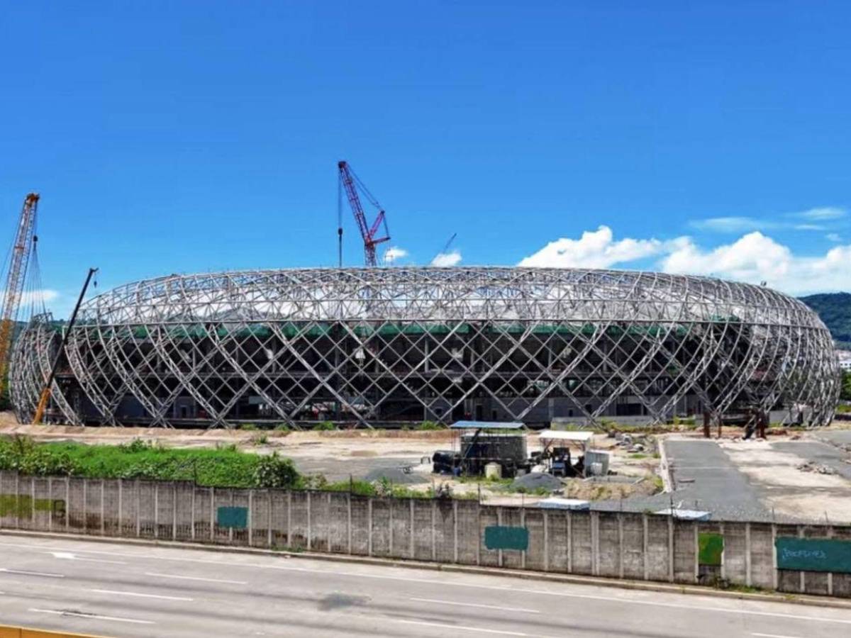 ¡Es una joya! Así avanza la construcción del mejor estadio de Centroamérica en El Salvador