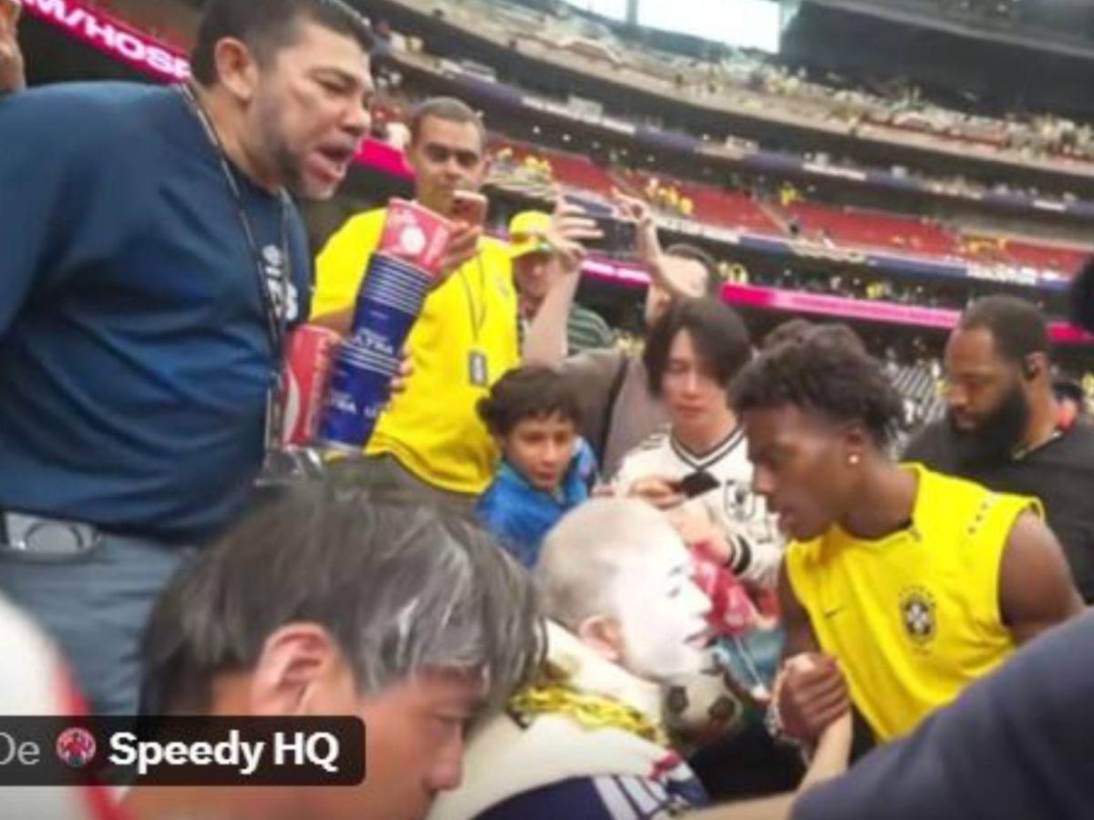 Speed se encara con salvadoreño en estadio del Mundial por culpa de Messi