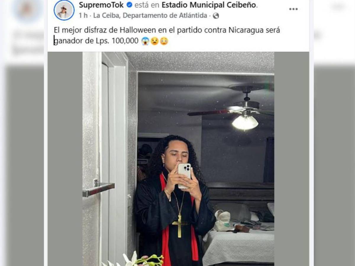 Supremo hará partido de tiktokers en La Ceiba y anuncia premio de L100 mil, ¿cómo ganarlos?