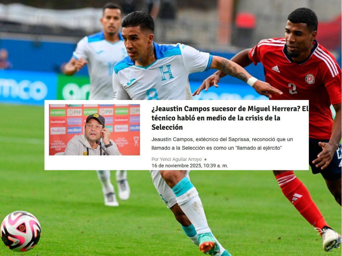 Lo que dicen los medios en Costa Rica previo a juego contra Honduras