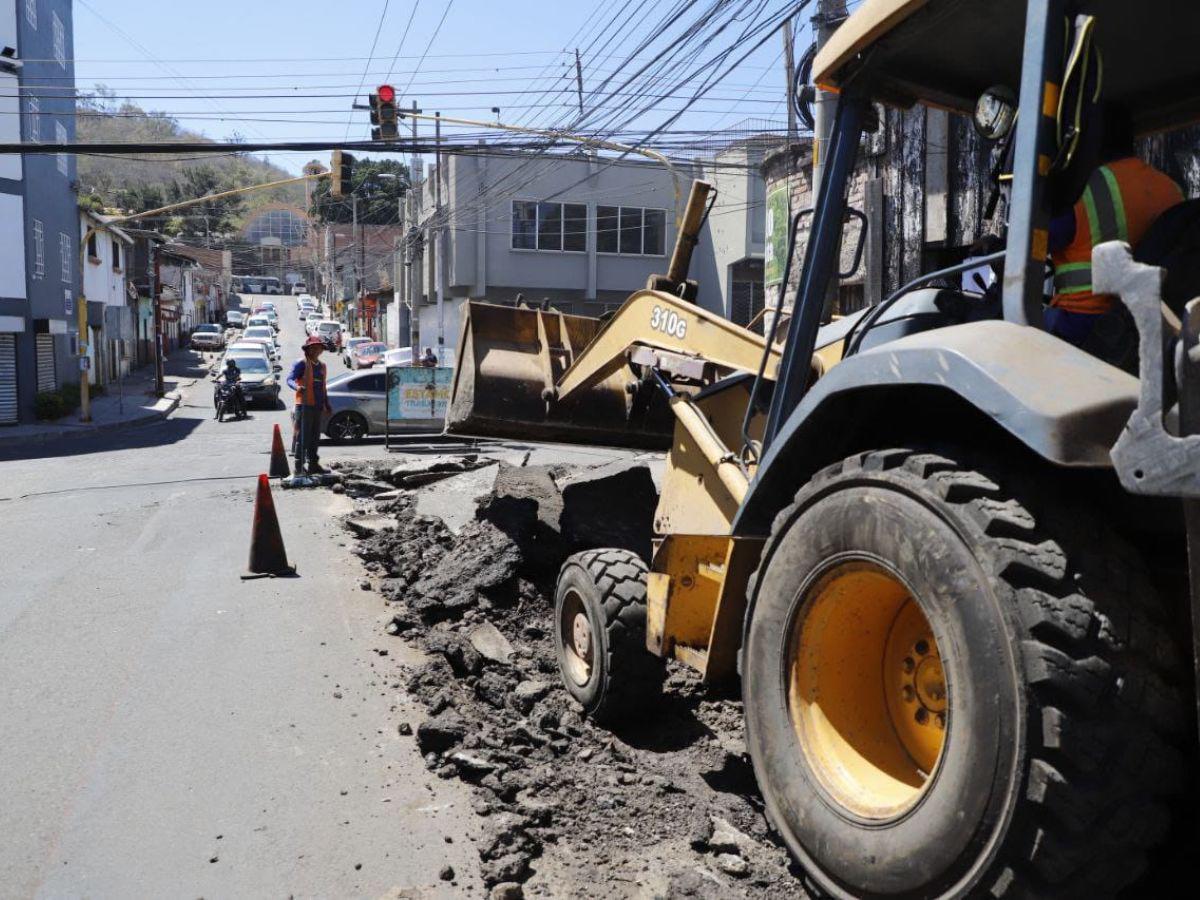 Si usted conduce considere que habrán 15 calles en reparación en Tegucigalpa