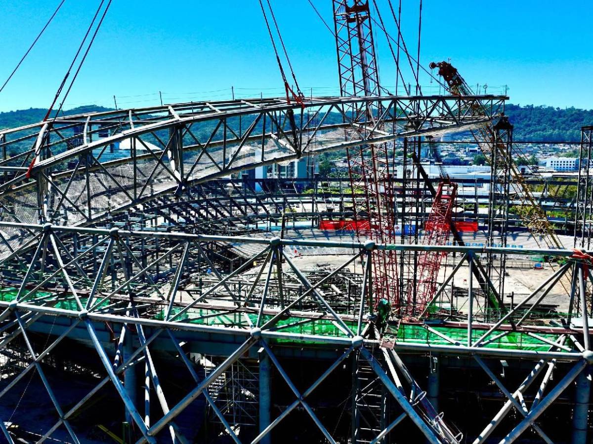 Estadio más grande de Centroamérica: Así avanza la construcción del moderno recinto en El Salvador