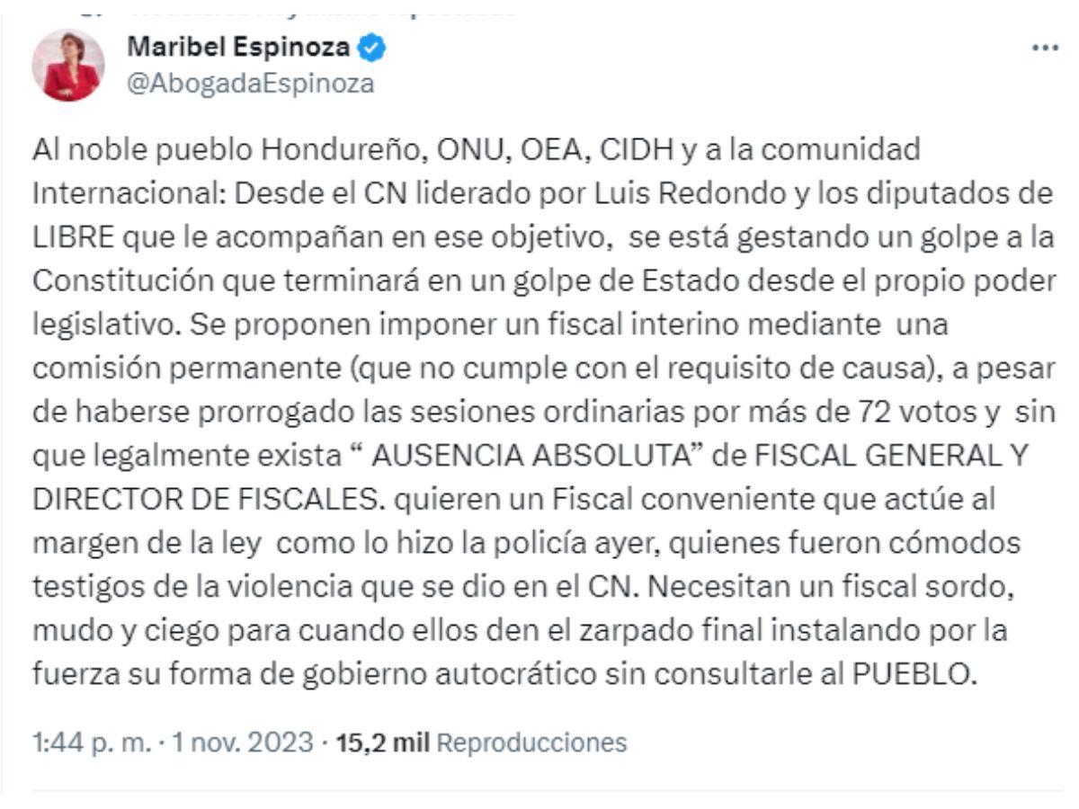 Reacciones ante la imposición de fiscal interino por parte del oficialismo