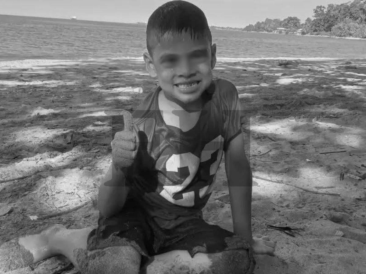 Jefferson Serrano, pequeño que murió tras colisión en Omoa; su hermano gemelo está herido