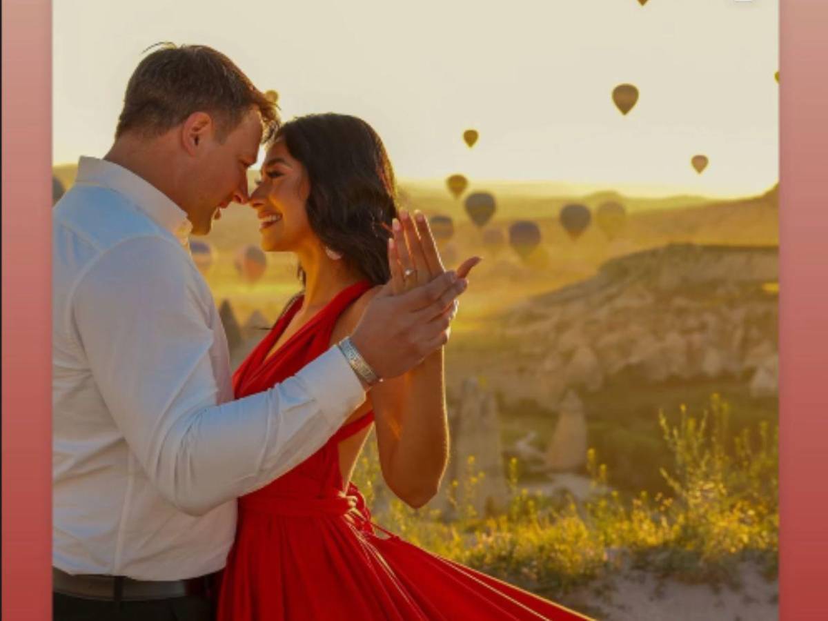 Karlen Pérez y Gustavo Leone se comprometen en Capadocia: Le dije que sí a mi amor