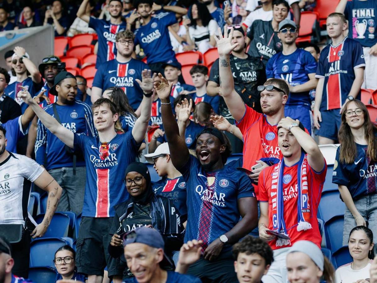 El ambiente en la final de la UEFA Champions League entre PSG vs Arsenal