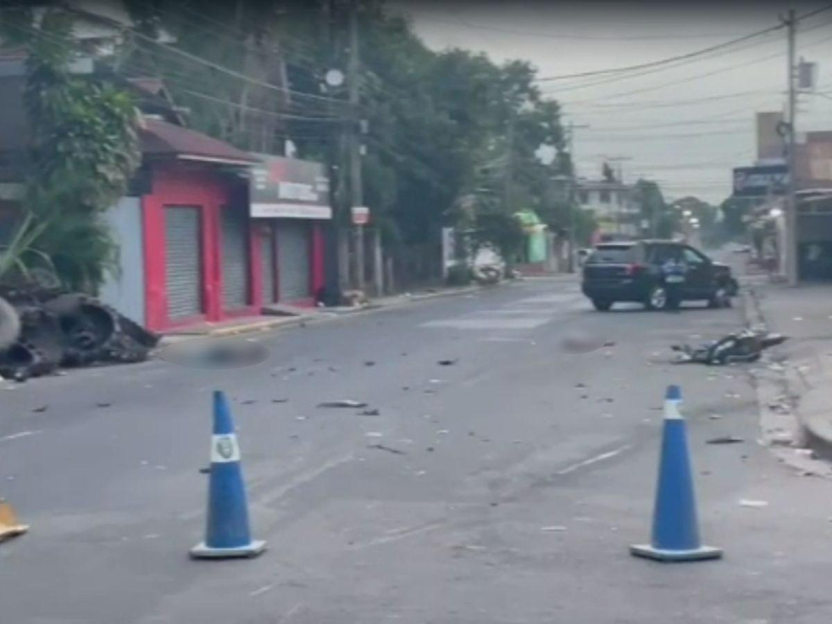 Dos jóvenes mueren en fatal accidente en San Pedro Sula