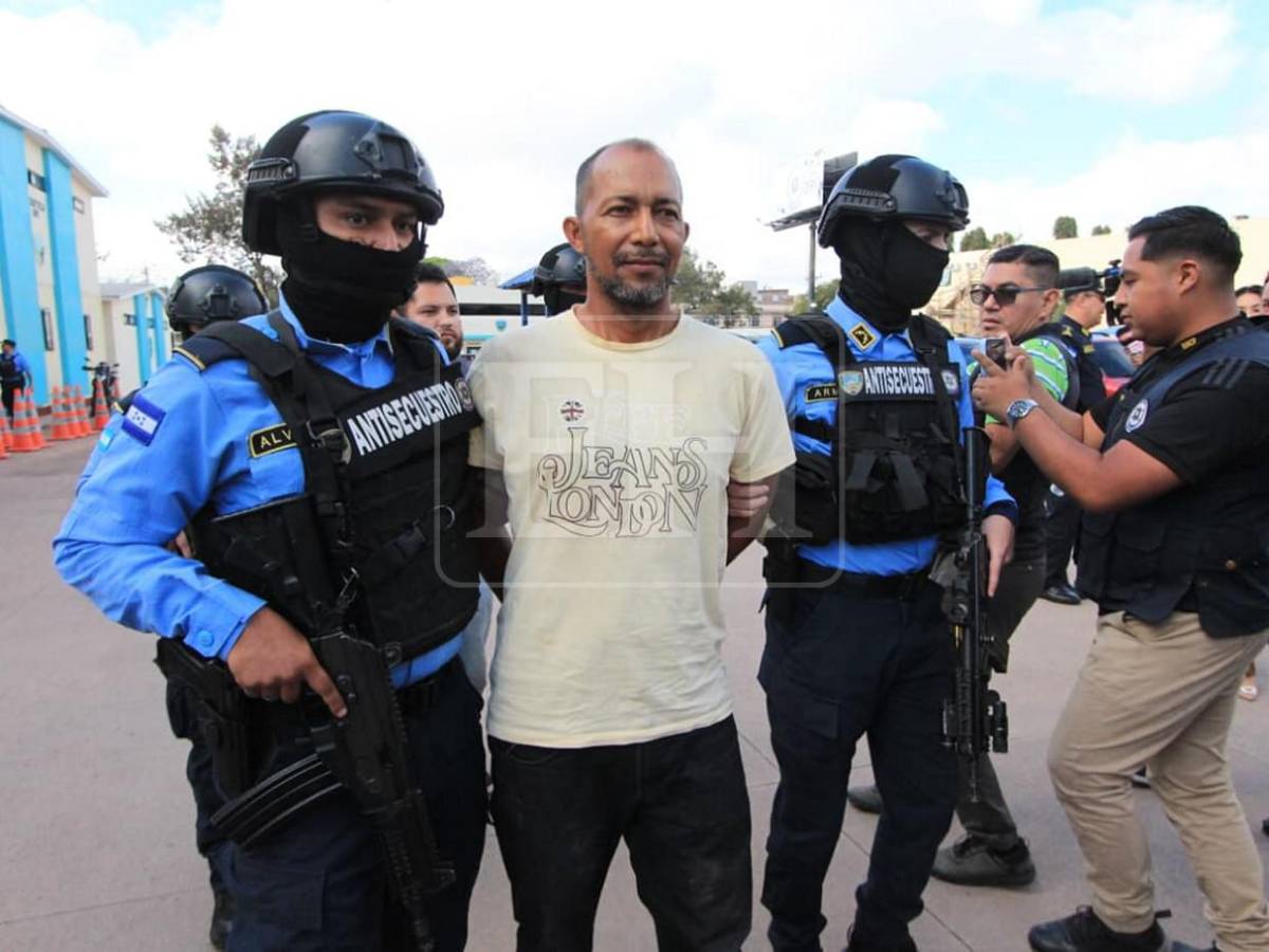 Trasladan a Tegucigalpa a tres sospechosos de secuestro en Taulabé