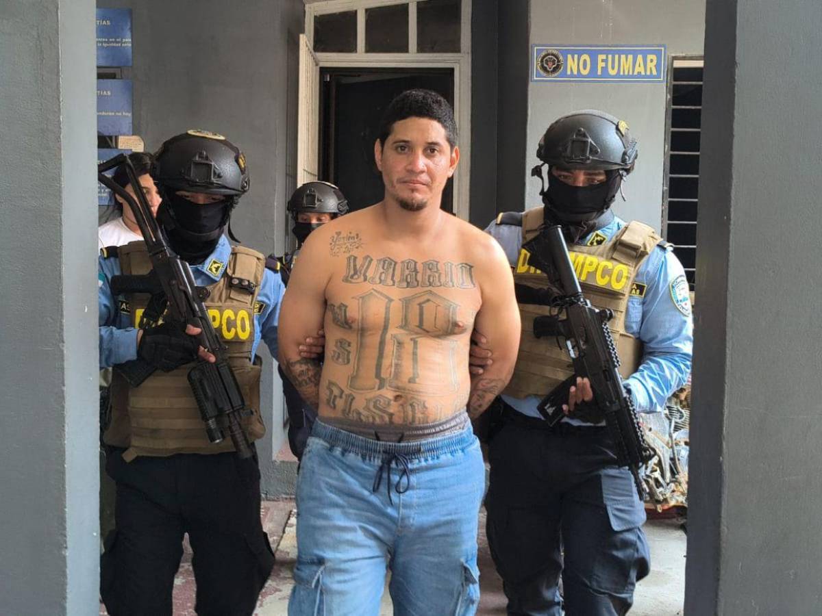 Capturan a “La Bella” y “El Payaso”; cabecillas de la Pandilla 18 en Puerto Cortés