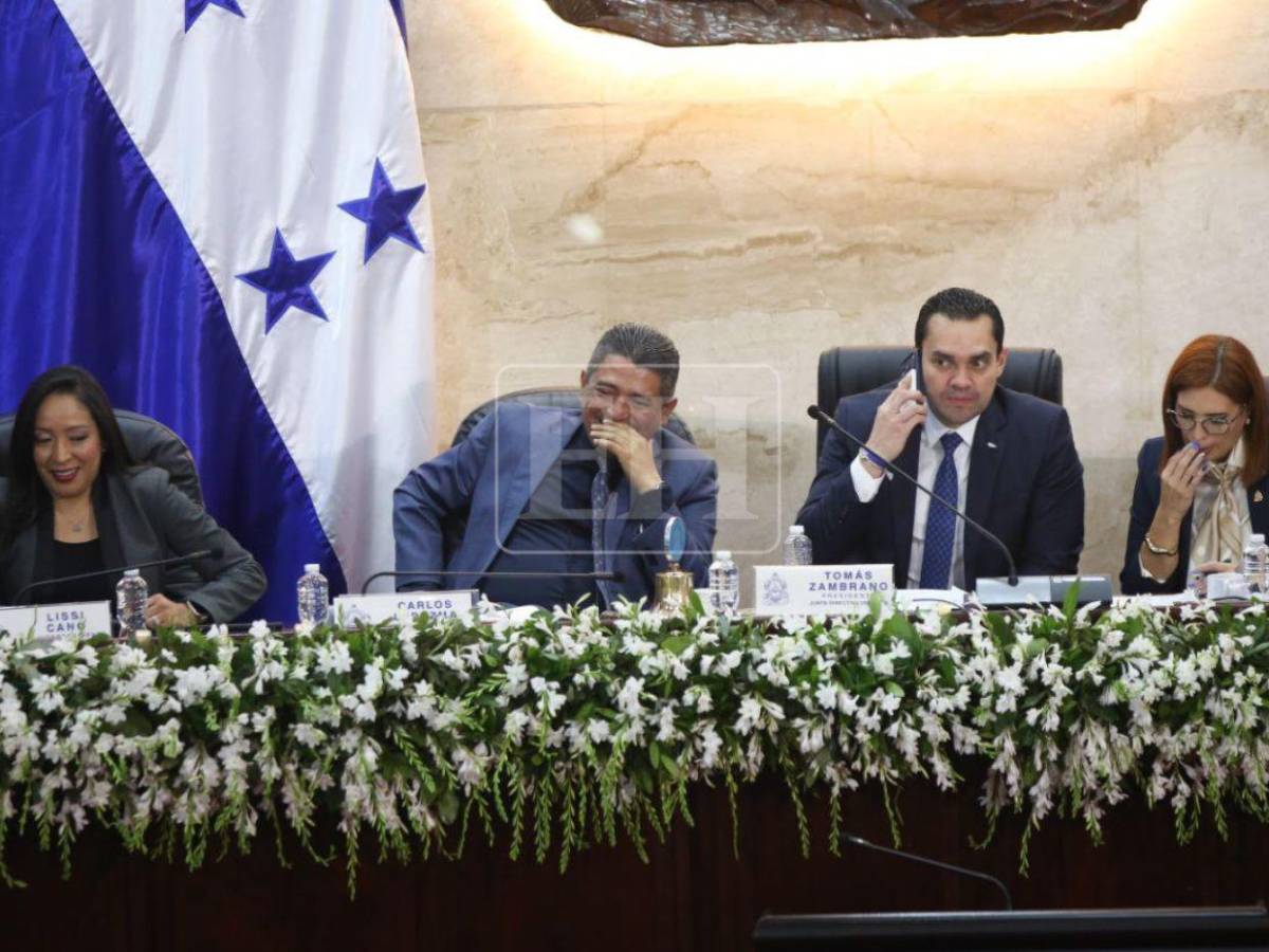 ¿Qué significa la bandera blanca junto a la de Honduras en la parte frontal del Congreso?