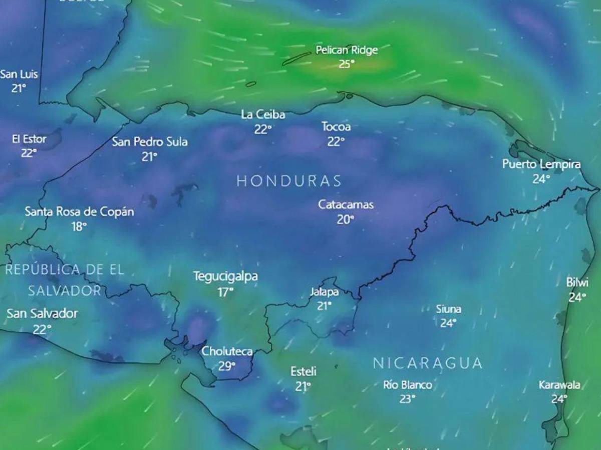 ¿Cuántos días más durará el clima frío en Honduras?