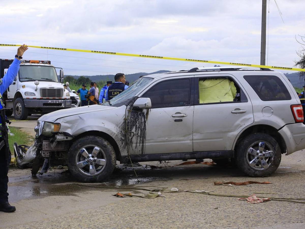 Esquivar moto o colisión con otro carro: investigan cómo pasó accidente en Cortés