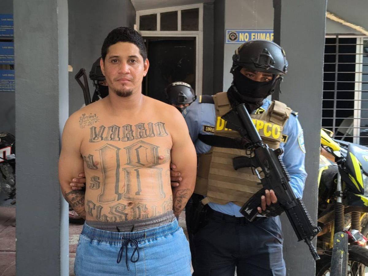 Capturan a “La Bella” y “El Payaso”; cabecillas de la Pandilla 18 en Puerto Cortés