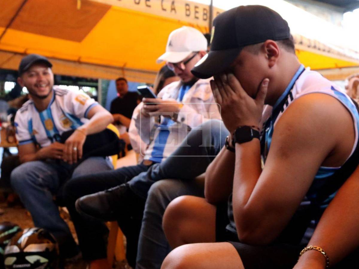 Lágrimas de tristeza invadieron a hondureños tras derrota de Argentina en final del Mundial
