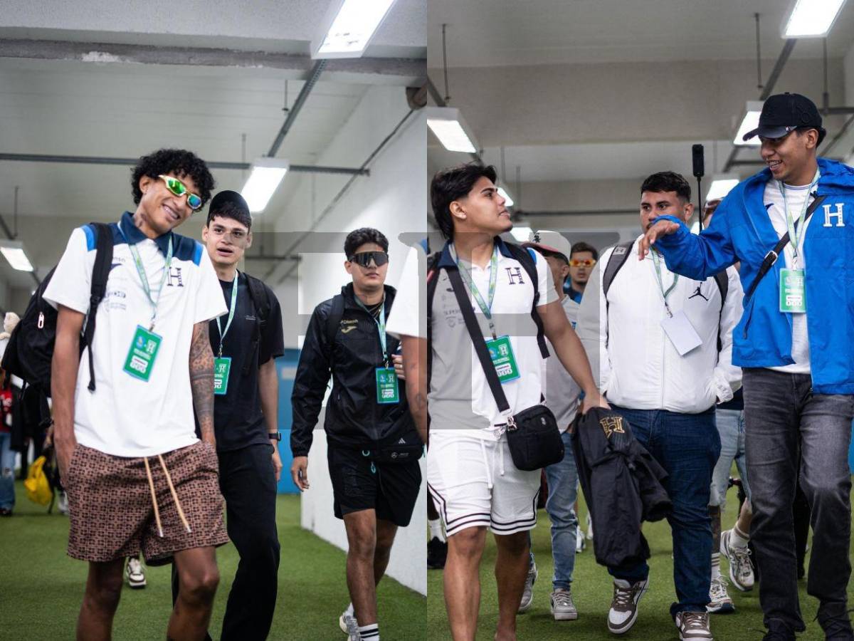 La llegada de la selección de tiktokers de Honduras al estadio Bruno José Daniel