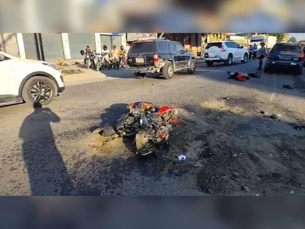 Daniel Peña iba a trabajar cuando fue embestido por dos carros en El Progreso