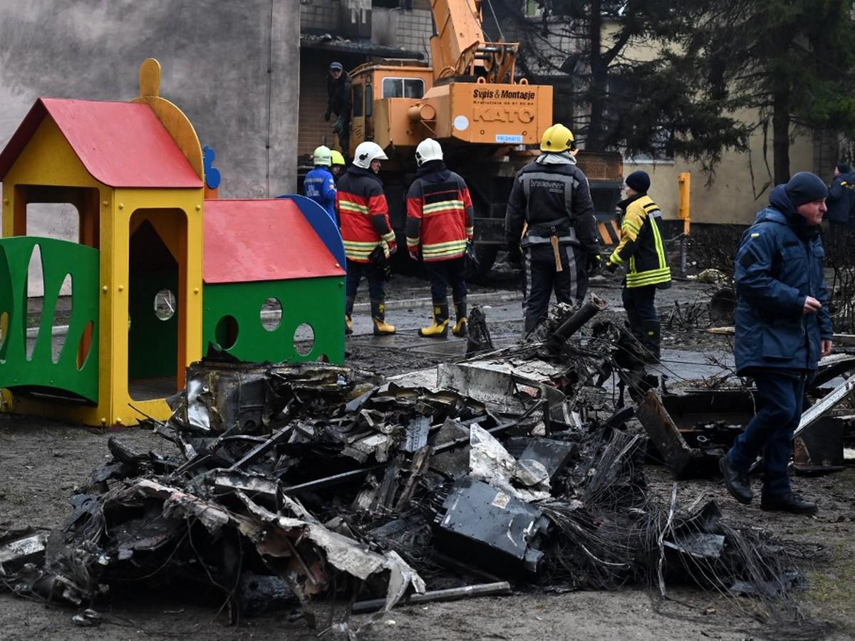 Tragedia aérea: 14 muertos y niños heridos tras caer helicóptero en un kinder ucraniano