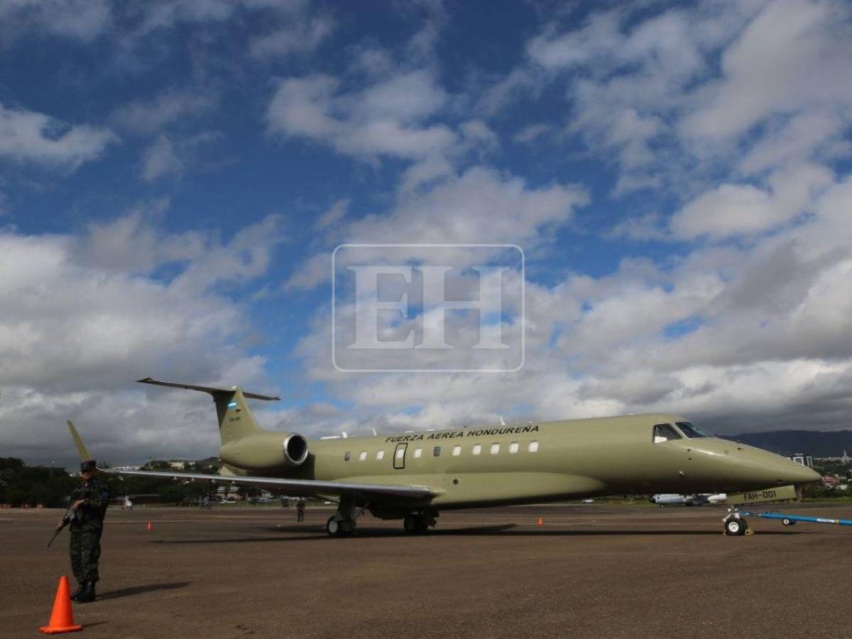 Las imágenes del polémico avión presidencial que Honduras subasta este viernes