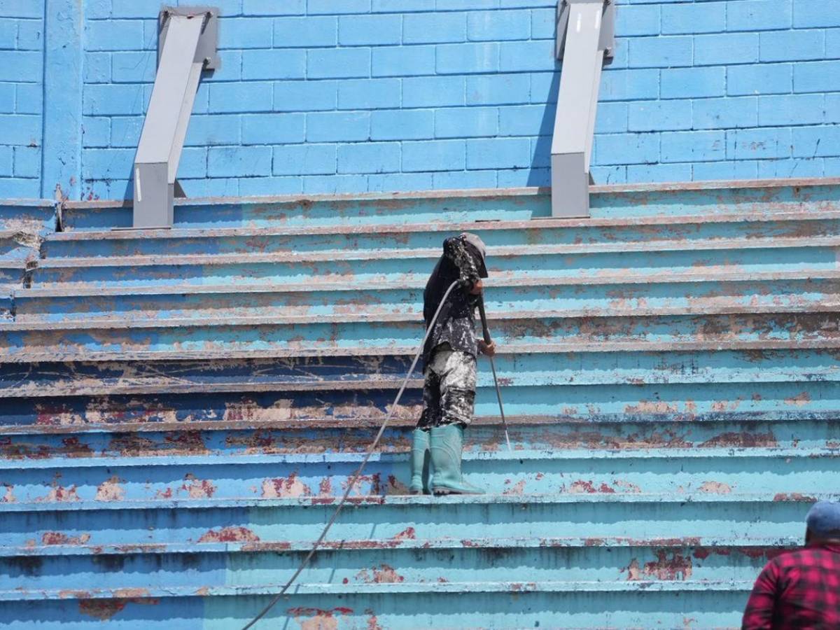 Gobierno de Xiomara Castro lo había dejado así: Condepor hace cambios en el Estadio Nacional