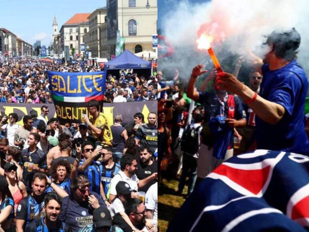 ¡Llegó David Suazo! Una fiesta la previa de la final de Champions League entre PSG vs Inter